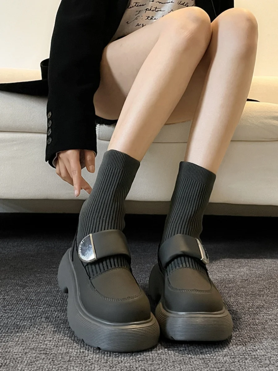 Women's Shoes Platform Autumn All-Match Round Toe Female Footwear British Style Clogs Fall New Dress Winter Preppy Lace-Up Slip-
Women's Shoes Platform Autumn All-Match Round Toe Female Footwear British Style Clogs Fall New Dress Winter Preppy Lace-Up Slip-