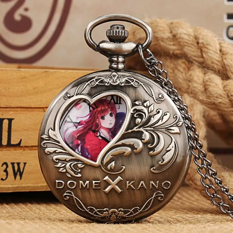 Antique Hollow Love Heart Cartoon Theme Dome Kano Women Cosplay Quartz Pocket WatchFans Fashion Sweater Chain Necklace Pendant
Antique Hollow Love Heart Cartoon Theme Dome Kano Women Cosplay Quartz Pocket WatchFans Fashion Sweater Chain Necklace Pendant
