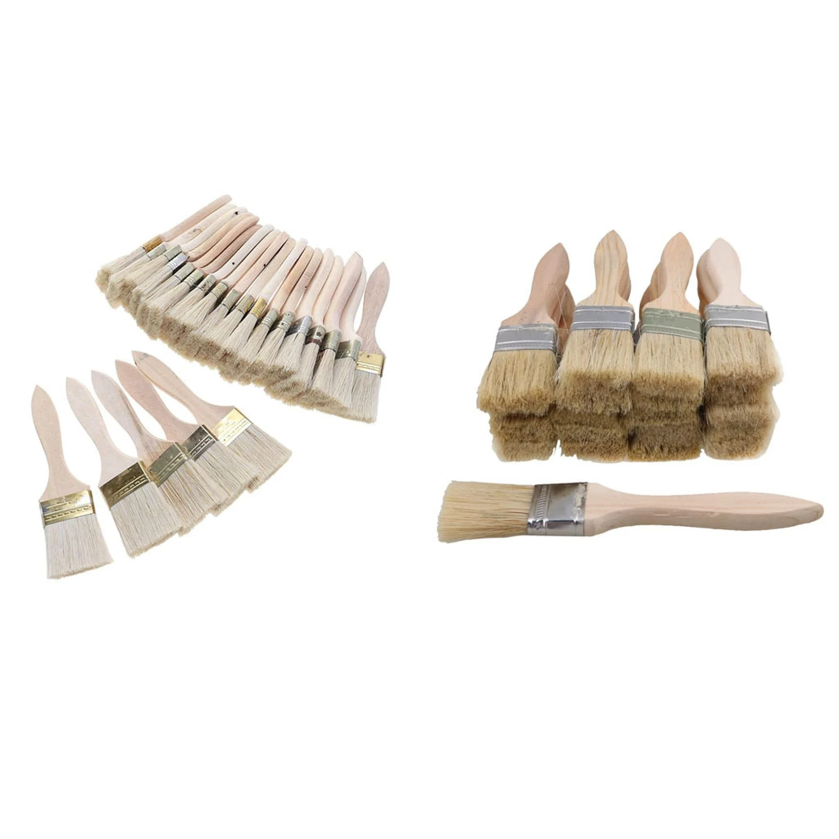 48 Pcs Paint Brushes and Chip Paint Brushes Paint Stains Varnishes Glues and Gesso, 24 Pcs 35mm & 24 Pcs 48 mm
48 Pcs Paint Brushes and Chip Paint Brushes Paint Stains Varnishes Glues and Gesso, 24 Pcs 35mm & 24 Pcs 48 mm