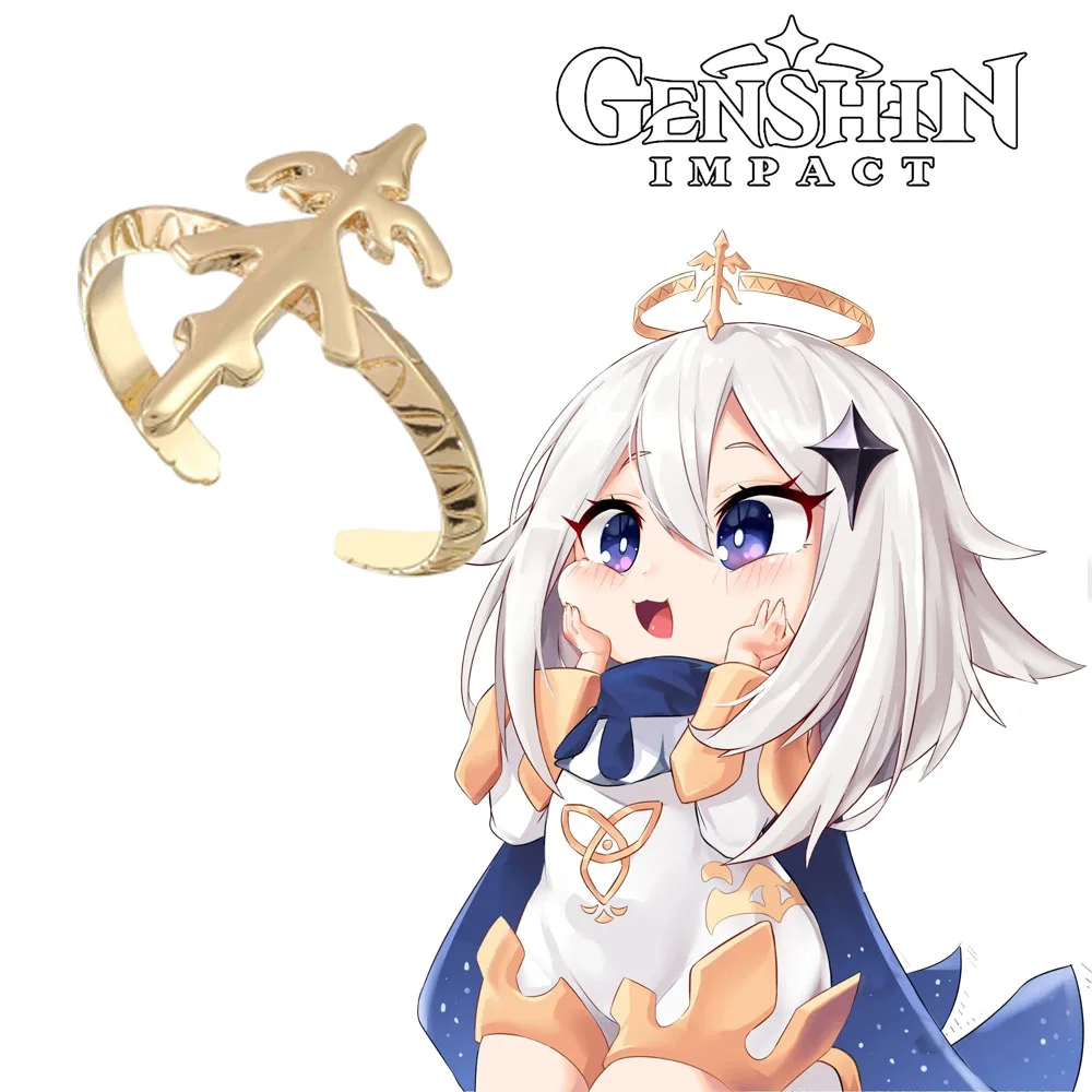 Genshin Impact Paimon Ring Golden Crown Adjustable Rings for Women Men Cosplay Jewelry Askr Yggdrasills Prototype
Genshin Impact Paimon Ring Golden Crown Adjustable Rings for Women Men Cosplay Jewelry Askr Yggdrasills Prototype