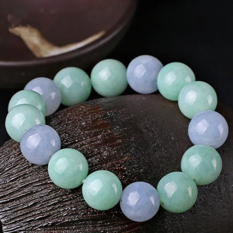 Send Certificate Real Burma Jade Bracelet Men Women Genuine Natural Myanmar Jadeite Beads Elastic Beaded Lucky Amulet Bracelets
Send Certificate Real Burma Jade Bracelet Men Women Genuine Natural Myanmar Jadeite Beads Elastic Beaded Lucky Amulet Bracelets