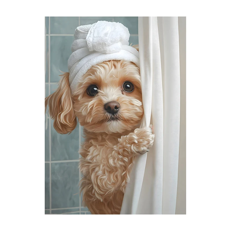 Печать на холсте "Милая собака в ванной"
Печать на холсте "Милая собака в ванной"