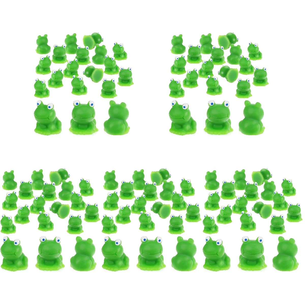 

100 Pcs Resin Frog Figurines Models Small Interesting Funny Realistic Lifelike Frog Props Frog Statues Frog Toys Frog Figurines