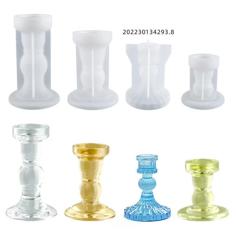 DIY Candle Holder Silicone Mold Crystal Epoxy Resin Craft Mold Roman Stereo Stripe Pillar Candlestick Mould Home Decor Supplies
DIY Candle Holder Silicone Mold Crystal Epoxy Resin Craft Mold Roman Stereo Stripe Pillar Candlestick Mould Home Decor Supplies