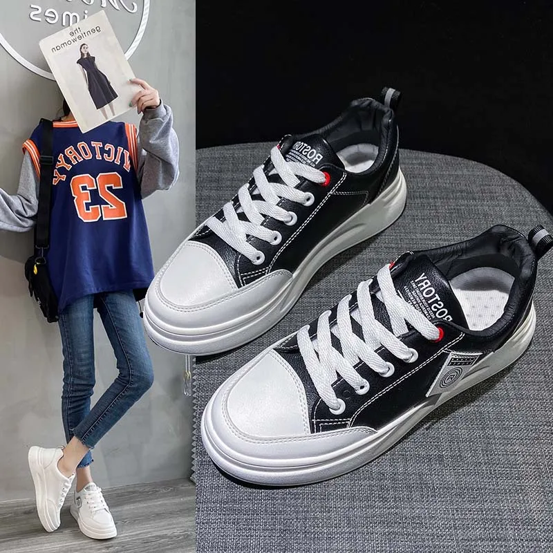 Small white shoes lace up student flat casual board shoes 2021 spring new running shoes ins trendy women's shoes
Small white shoes lace up student flat casual board shoes 2021 spring new running shoes ins trendy women's shoes