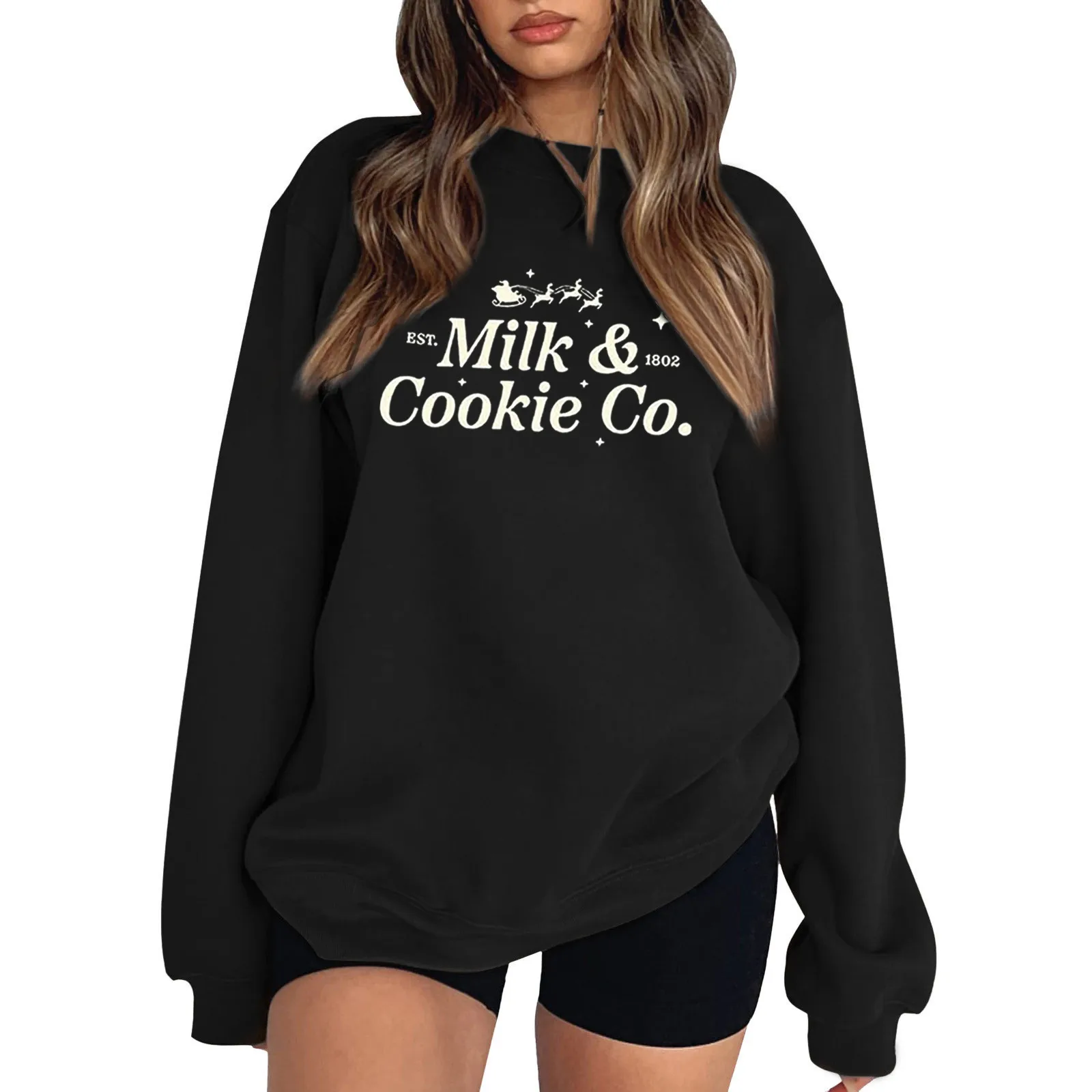 Full Zip Women's Hoodies Womens Casual And Comfortable Christmas Alphabet Print Long Sleeve Round Neck Women Sweatshirt Fleece
Full Zip Women's Hoodies Womens Casual And Comfortable Christmas Alphabet Print Long Sleeve Round Neck Women Sweatshirt Fleece