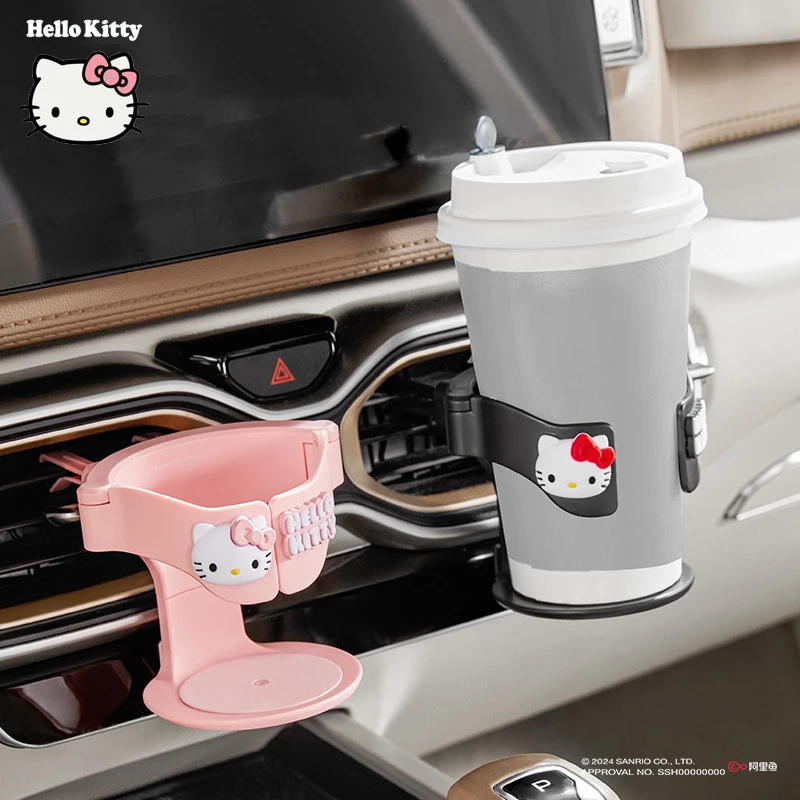 Kawaii Hello Kitty мультяшный Автомобильный держатель для вентиляционного отверстия