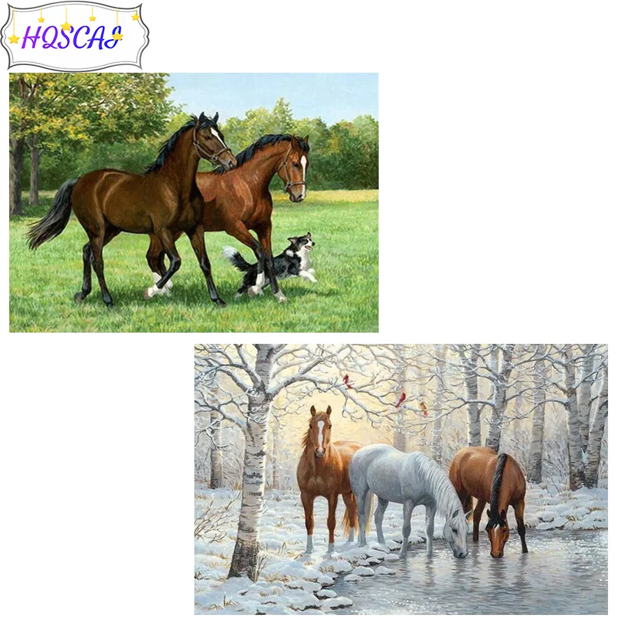5d diy AB diamond embroidery Winter horses Modern decor Diamond cross stitch mosaic diamond painting full square/round drill art
5d diy AB diamond embroidery Winter horses Modern decor Diamond cross stitch mosaic diamond painting full square/round drill art
