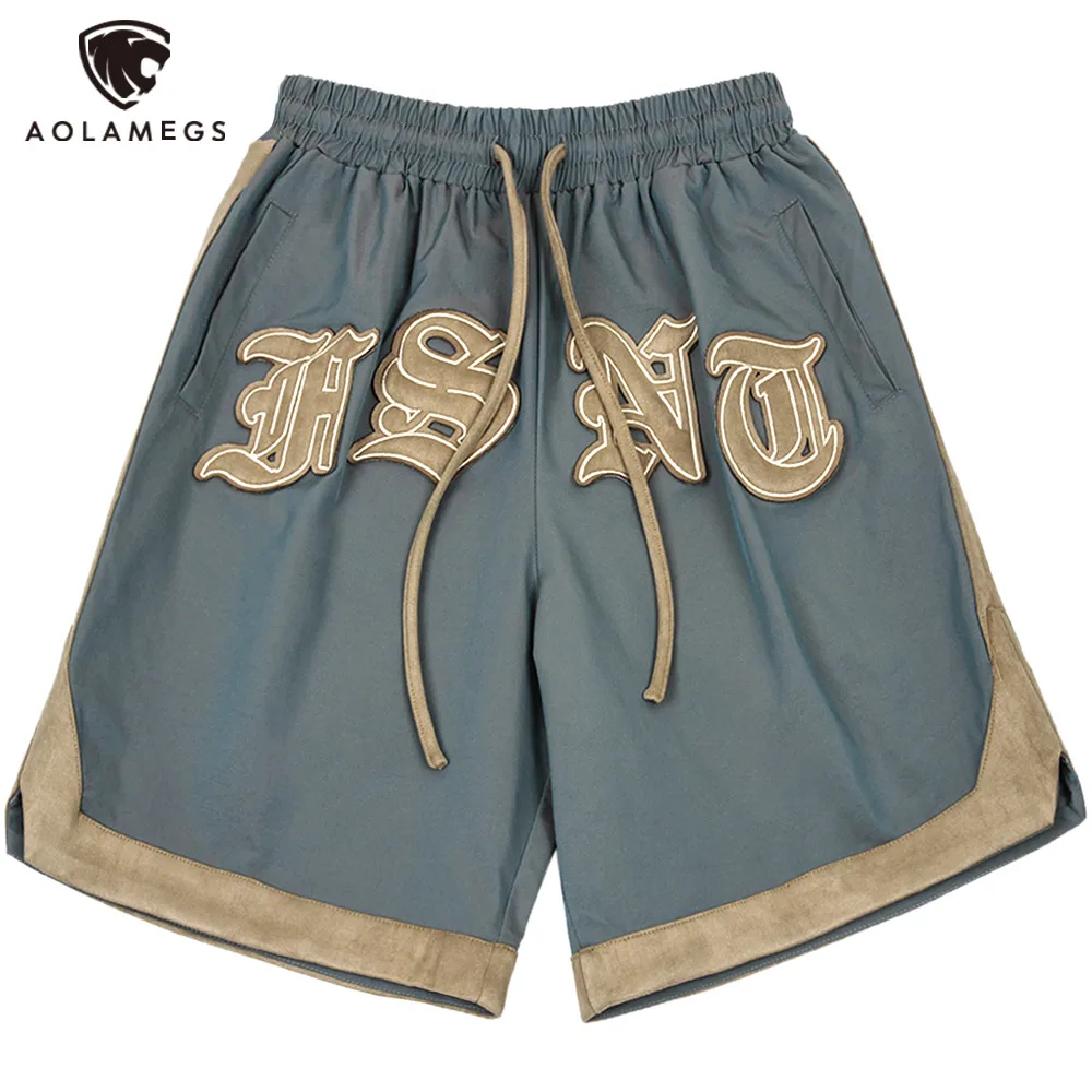 Aolamegs Shorts Men Letter Patches Vintage Patchwork Knee-length Shorts Summer Sport Harajuku All-match College Style Sweatpants
Aolamegs Shorts Men Letter Patches Vintage Patchwork Knee-length Shorts Summer Sport Harajuku All-match College Style Sweatpants