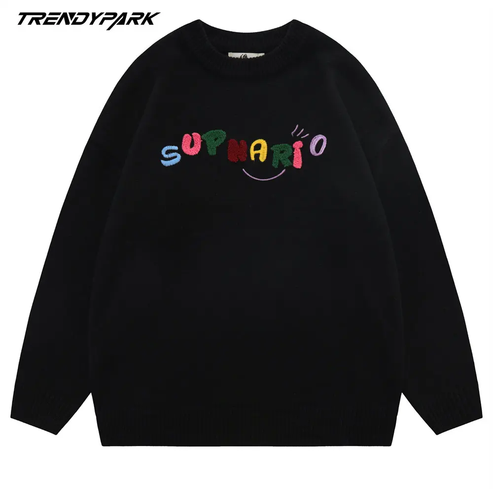 AAAMen's Sweater Hip Hop Letters Knitted Sweater Men's Clothing Autumn Harajuku Streetwear Casual Jersey Sweater Oversize J
AAAMen's Sweater Hip Hop Letters Knitted Sweater Men's Clothing Autumn Harajuku Streetwear Casual Jersey Sweater Oversize J