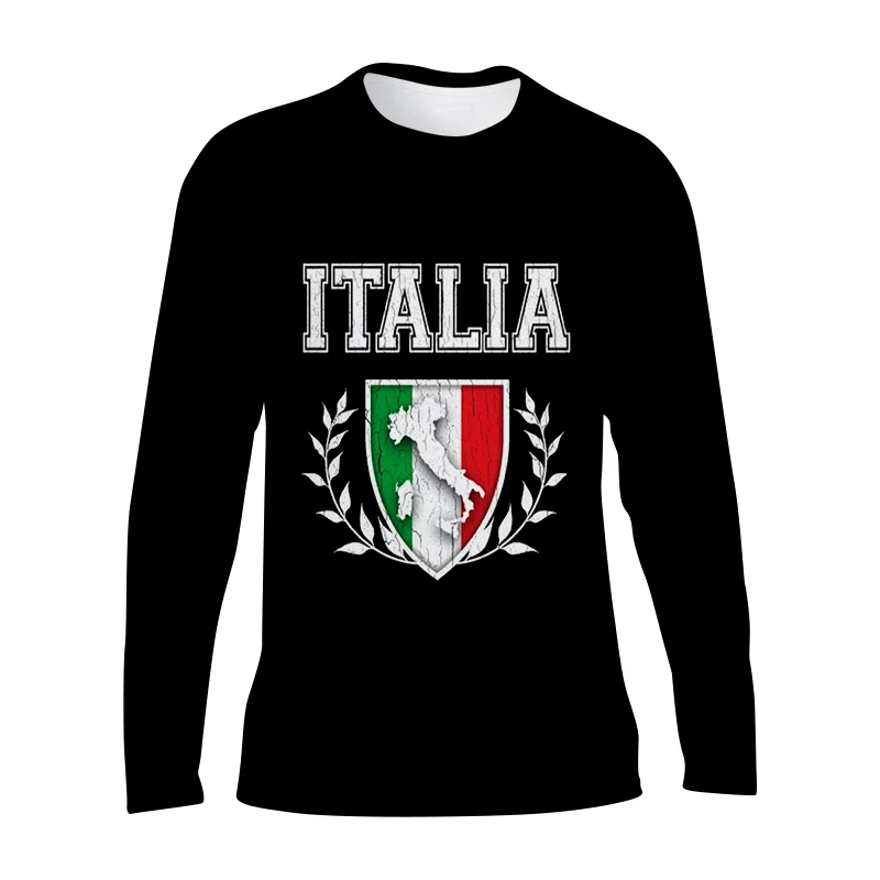 Long-Sleeved Men's T-shirt 3D Printing Autumn And Winter All-Match Casual Trend Simple Pattern Large Size Men's Top
Long-Sleeved Men's T-shirt 3D Printing Autumn And Winter All-Match Casual Trend Simple Pattern Large Size Men's Top