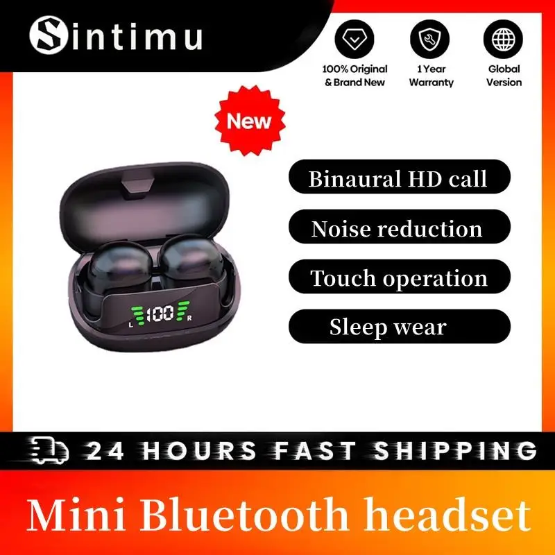 Mini Bluetooth Earphone HiFi Sound Quality HD Call Noise Reduction Technology Touch Operation Waterproof Sleeping Earphones
Mini Bluetooth Earphone HiFi Sound Quality HD Call Noise Reduction Technology Touch Operation Waterproof Sleeping Earphones
