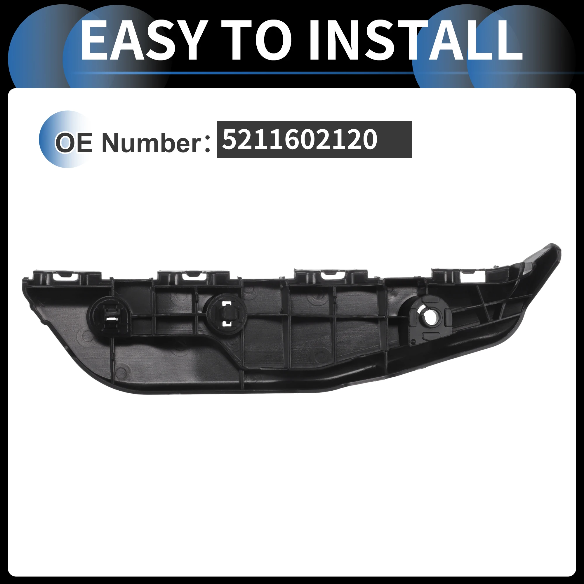 Кронштейн для крепления бампера UXCELL, левый, правый, передний бампер, стандартное Крепление 5211502120 для Toyota Matrix 2009-2014
Кронштейн для крепления бампера UXCELL, левый, правый, передний бампер, стандартное Крепление 5211502120 для Toyota Matrix 2009-2014