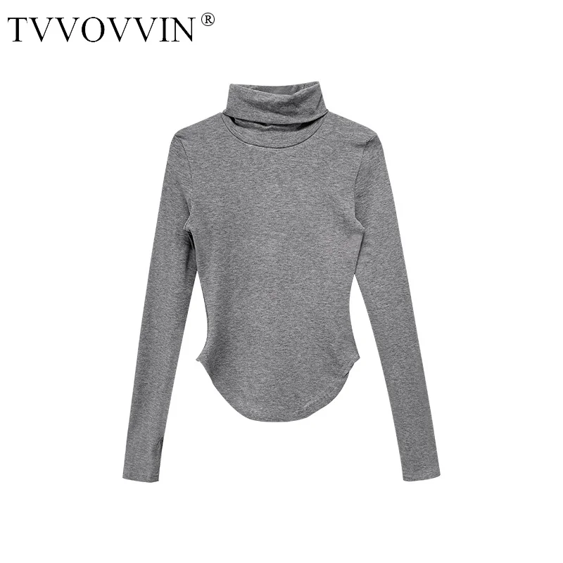 TVVOVVIN Tees T Shirt Tight-fitting Bottom Shirt Women High Neck Spring Top Slim High Waist Long Sleeve Sweet Tops 1CP3
TVVOVVIN Tees T Shirt Tight-fitting Bottom Shirt Women High Neck Spring Top Slim High Waist Long Sleeve Sweet Tops 1CP3