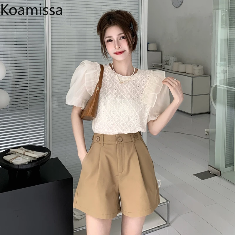 Koamissa Sweet Women Two Piece Set Fashion Loose Causal Female Summer Short Sets Korean Chic All Match Lady Outfits Dropshipping
Koamissa Sweet Women Two Piece Set Fashion Loose Causal Female Summer Short Sets Korean Chic All Match Lady Outfits Dropshipping