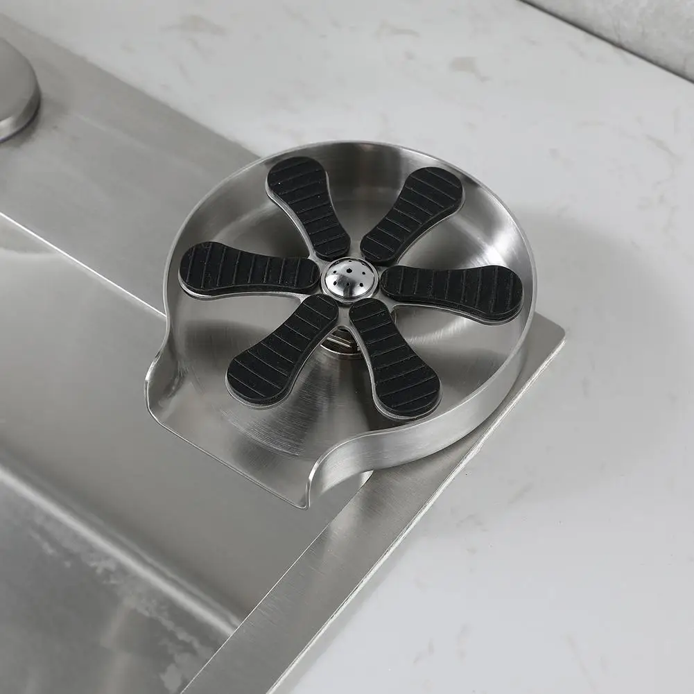 Kitchen Sink Glass Rinser Upgrade Multi Angle Rotating Stainless Steel Cup Cleaner Cup Washer For Bar Sink Attachment
Kitchen Sink Glass Rinser Upgrade Multi Angle Rotating Stainless Steel Cup Cleaner Cup Washer For Bar Sink Attachment