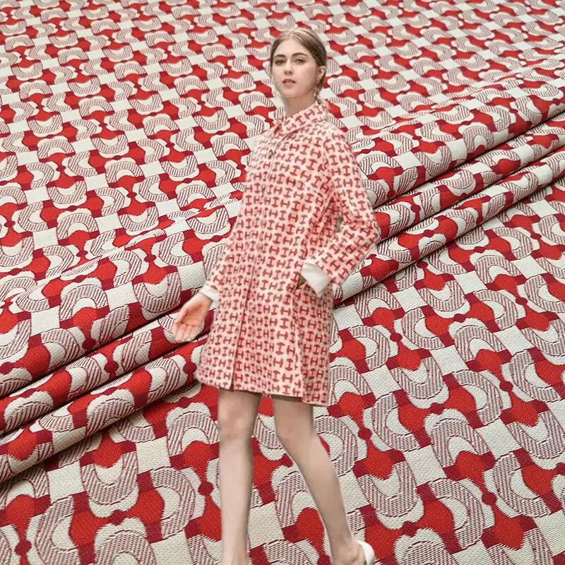European Yarn-dyed Jacquard Brocade Fabric Autumn Winter Fashion for Dress Suit Cotton Jacket Suit Clothing Material Sewing 
European Yarn-dyed Jacquard Brocade Fabric Autumn Winter Fashion for Dress Suit Cotton Jacket Suit Clothing Material Sewing