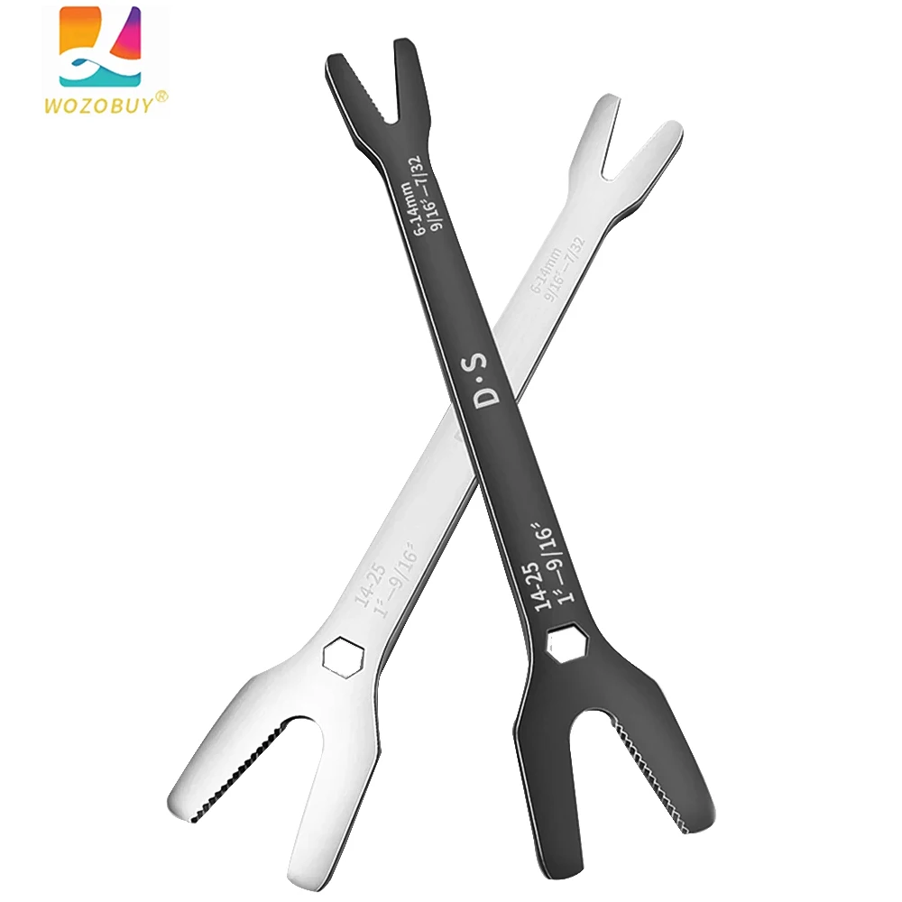 Универсальный двухсторонний самозатягивающийся ключ WOZOBUY V-type, многофункциональный открывающийся специальный регулируемый гаечный ключ
Универсальный двухсторонний самозатягивающийся ключ WOZOBUY V-type, многофункциональный открывающийся специальный регулируемый гаечный ключ