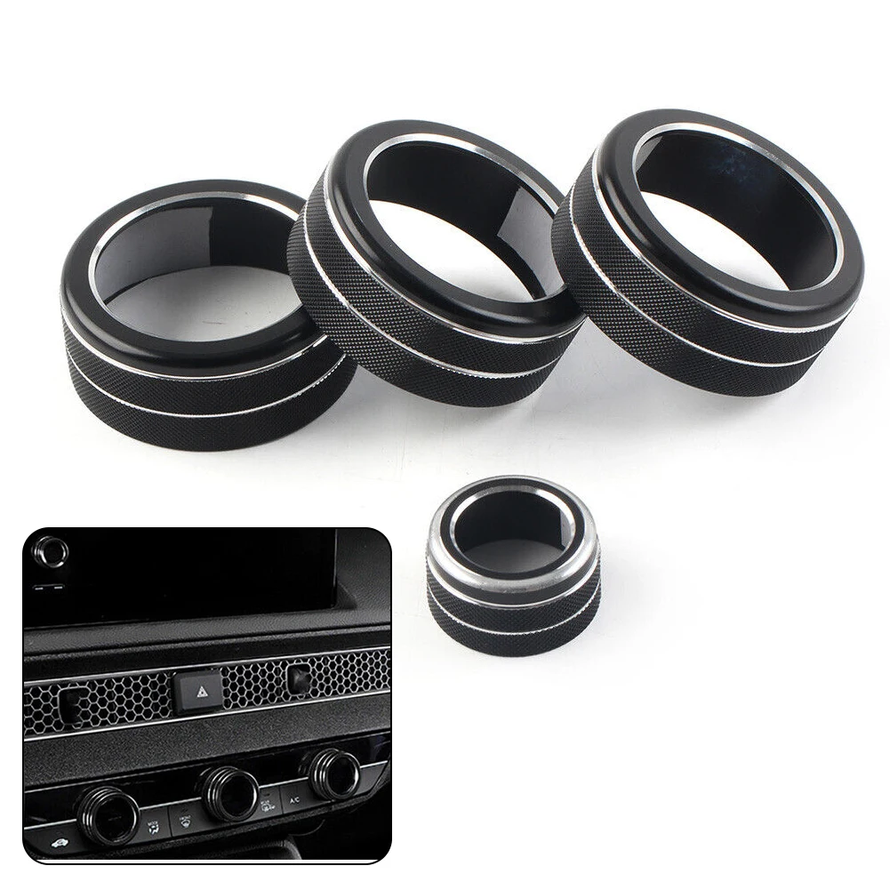 Brand New AC Knob Cover Sound Ring Cover Anti-Rust Anti-Scratch Black Center Front 4pcs/Set AC Switch Control Trim
Brand New AC Knob Cover Sound Ring Cover Anti-Rust Anti-Scratch Black Center Front 4pcs/Set AC Switch Control Trim
