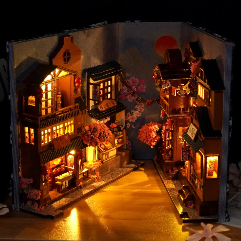 DIY Book Nook Shelf Doll House Miniature Wooden Bookshelf Insert Miniatures House Model Kit Anime Collection Birthday Toy Gifts
DIY Book Nook Shelf Doll House Miniature Wooden Bookshelf Insert Miniatures House Model Kit Anime Collection Birthday Toy Gifts