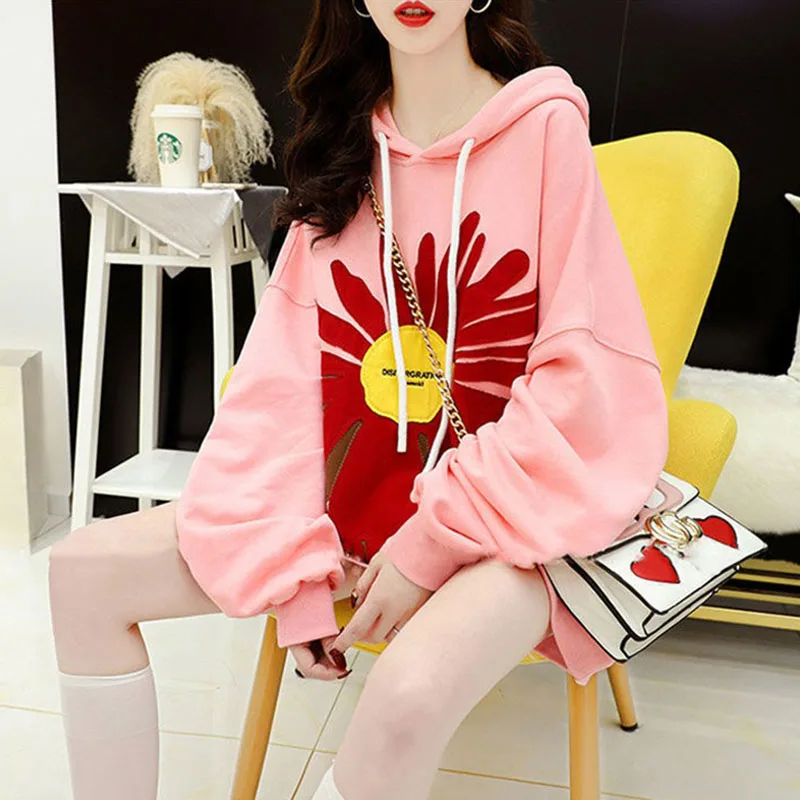 Fashion Casual Korean Print Hoodie Women's Thin Section 2022 Spring And Autumn New Loose Street Ins Trend Pullover Top Sudaderas
Fashion Casual Korean Print Hoodie Women's Thin Section 2022 Spring And Autumn New Loose Street Ins Trend Pullover Top Sudaderas