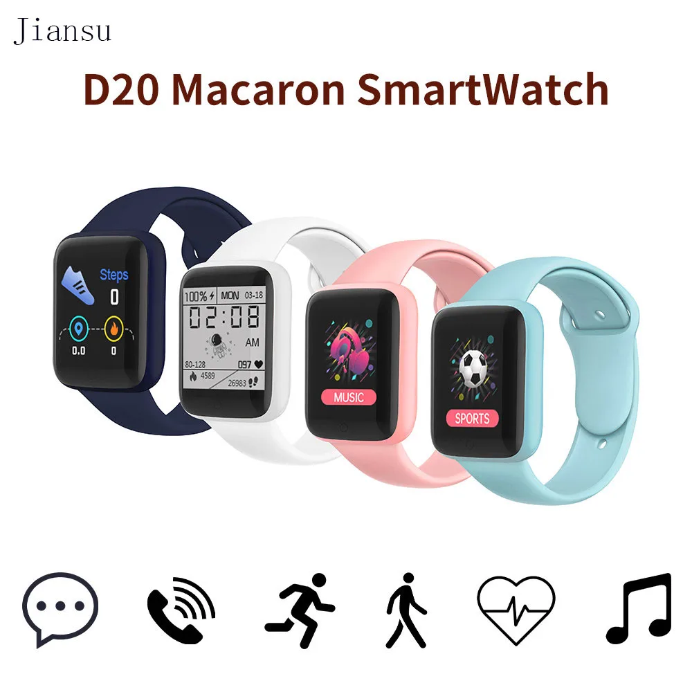 Y68 D20 Macaron Smartwatch 1.44 Inch Screen Ip67 Waterproof Updated Sports Put Photo Photo Fitness Reminder Message
Y68 D20 Macaron Smartwatch 1.44 Inch Screen Ip67 Waterproof Updated Sports Put Photo Photo Fitness Reminder Message