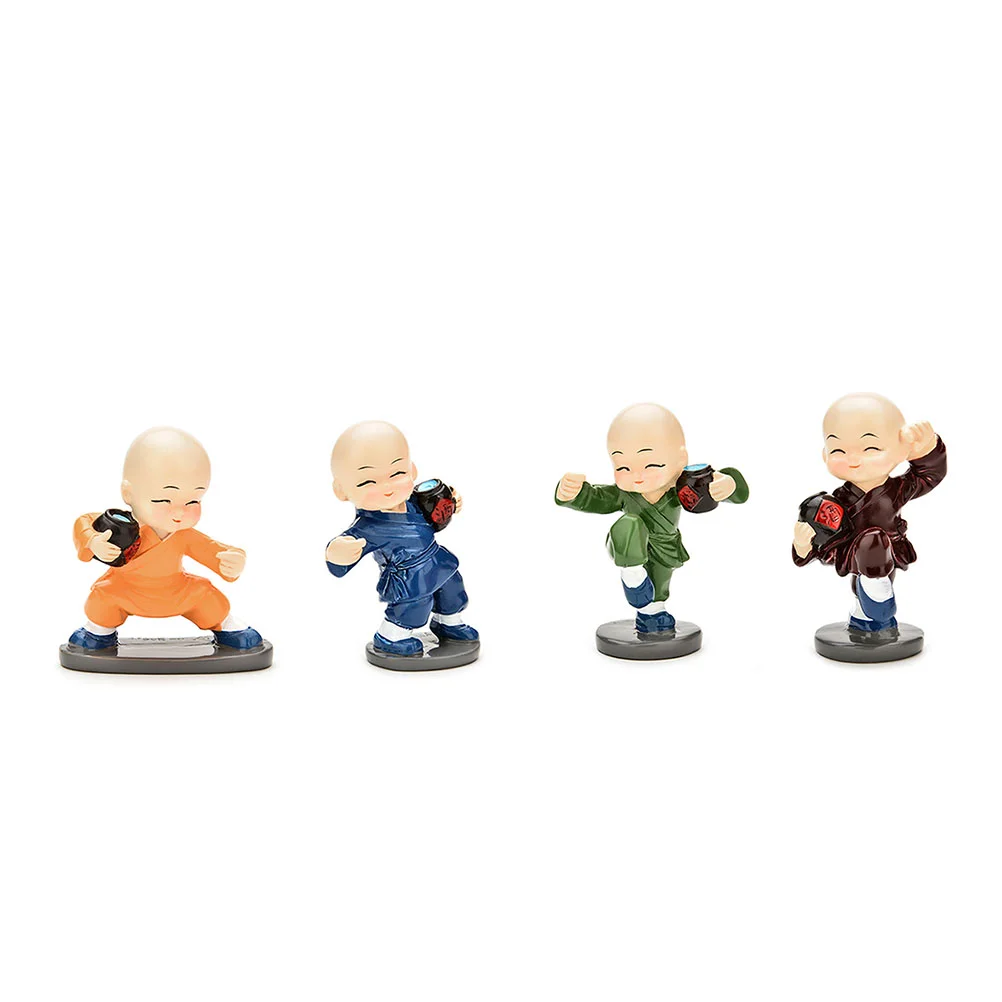 4pcs/pack Colorful Adorable Maitreya Traditional Resin KongFu Monk for Office Home Car
4pcs/pack Colorful Adorable Maitreya Traditional Resin KongFu Monk for Office Home Car