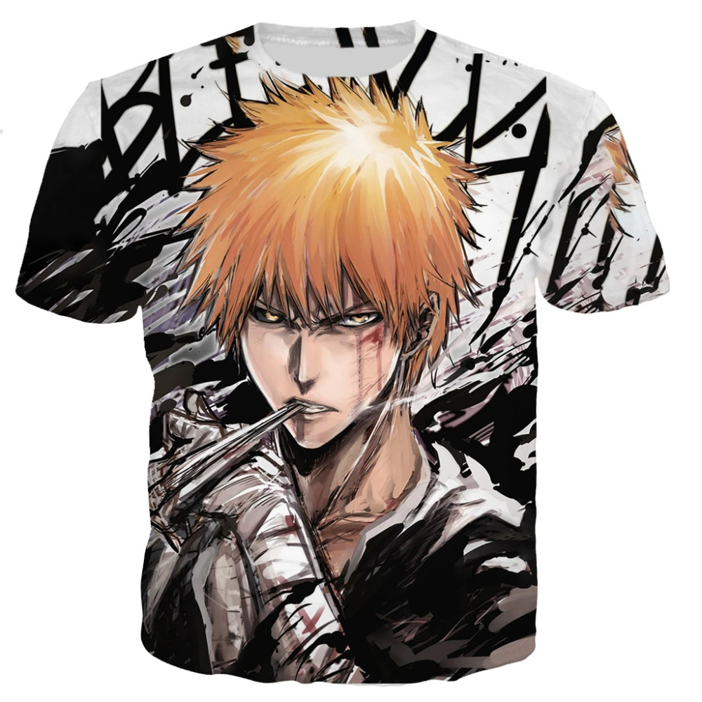 2022 Men/Women Anime Bleach Shirts 3D Bleach Printed T-Shirts Casual Harajuku Style Unisex Fashion Street Oversized Tops
2022 Men/Women Anime Bleach Shirts 3D Bleach Printed T-Shirts Casual Harajuku Style Unisex Fashion Street Oversized Tops