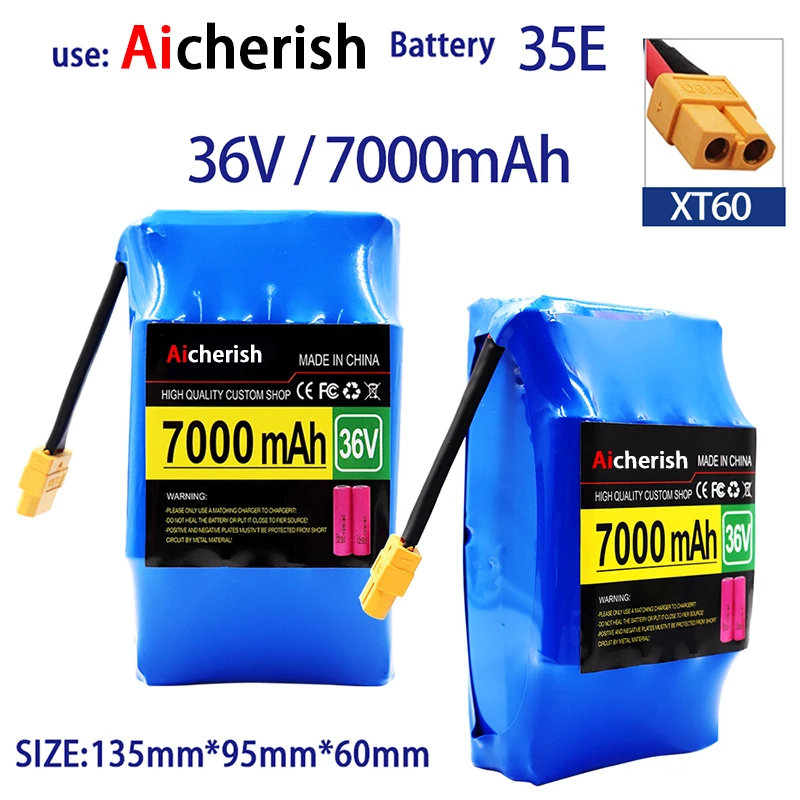 New 10S2P 18650 36V 4.4Ah 7Ah Rechargeable Lithium Battery,for Electric Scooter Self Balancing HoverBoard Unicycle
New 10S2P 18650 36V 4.4Ah 7Ah Rechargeable Lithium Battery,for Electric Scooter Self Balancing HoverBoard Unicycle