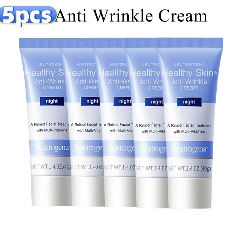 5pcs Neutrogena Alcohol Night Cream Retinol Anti-Aging Wrinkle Vitamin Early C Late A Moisturizing Firming Smooth Skin Essence
5pcs Neutrogena Alcohol Night Cream Retinol Anti-Aging Wrinkle Vitamin Early C Late A Moisturizing Firming Smooth Skin Essence