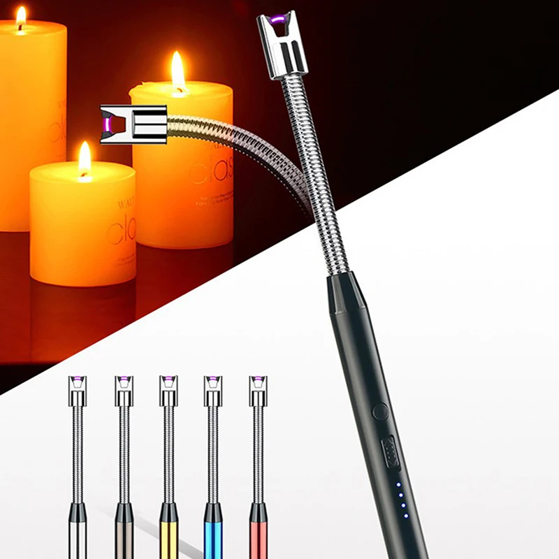 360 Rotation Arc BBQ Lighter USB Kitchen Gas Stove Plasma Lighter Windproof Flameless Electric Candle Lighters With Hook Outdoor
360 Rotation Arc BBQ Lighter USB Kitchen Gas Stove Plasma Lighter Windproof Flameless Electric Candle Lighters With Hook Outdoor