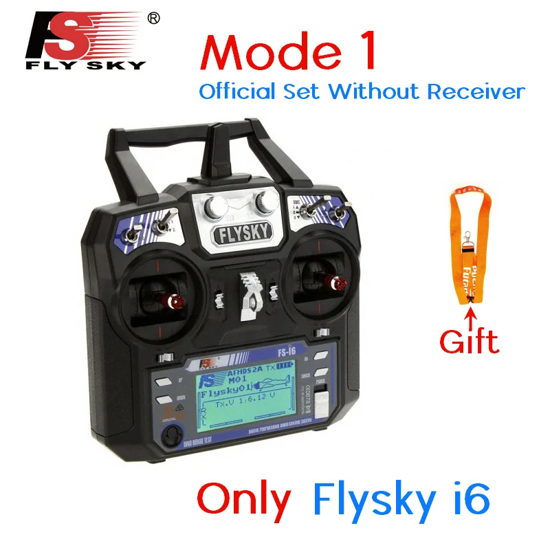 Радиопередатчик FlySky FS-i6 i6 2,4G 6CH AFHDS, режим 1 без приемника для FPV радиоуправляемого дрона, инженерное транспортное средство, лодка, робот
Радиопередатчик FlySky FS-i6 i6 2,4G 6CH AFHDS, режим 1 без приемника для FPV радиоуправляемого дрона, инженерное транспортное средство, лодка, робот