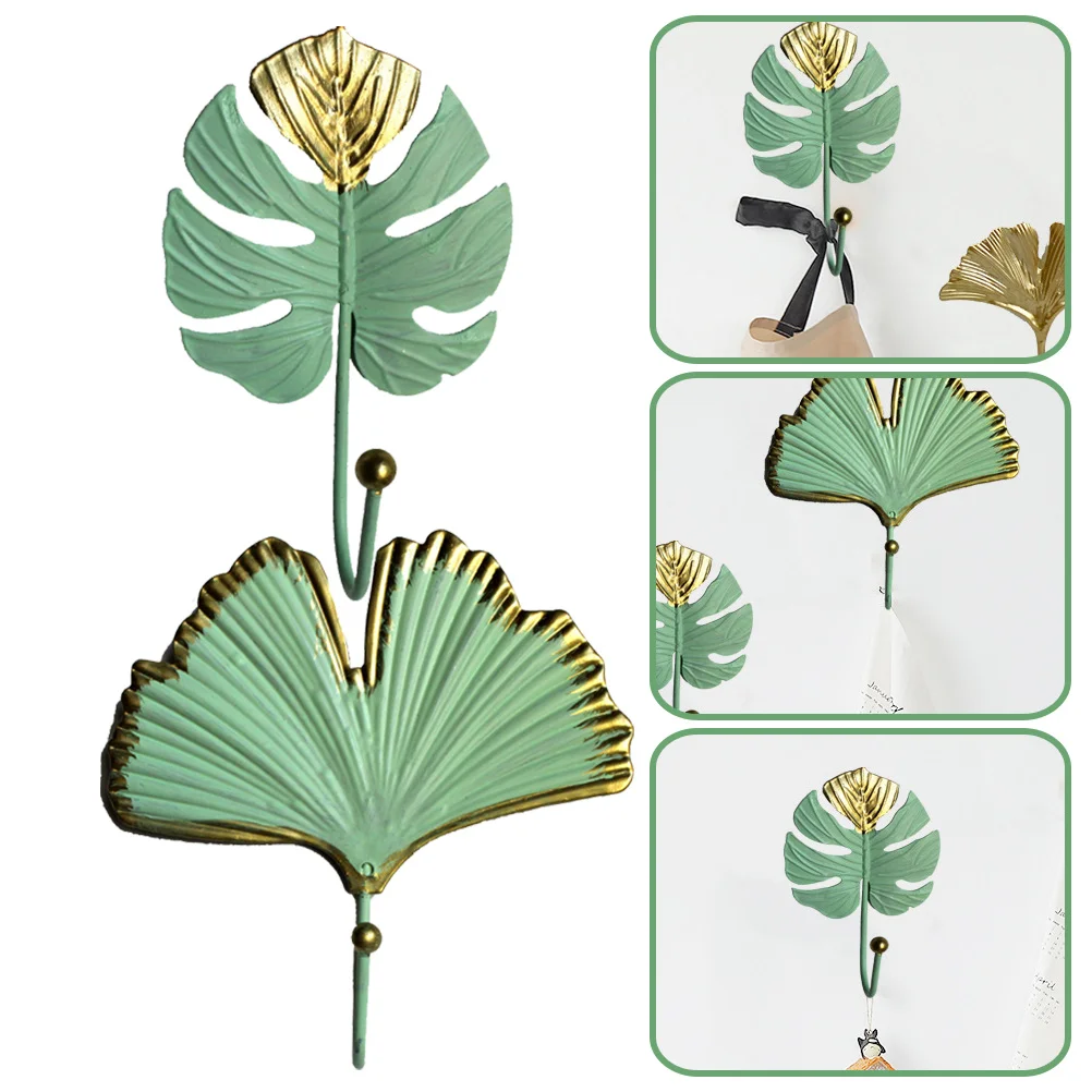 2 Pcs Metal Stands Leaf Hook Punch-free Home Coat Rack 15x15cm Householder Iron Office
2 Pcs Metal Stands Leaf Hook Punch-free Home Coat Rack 15x15cm Householder Iron Office