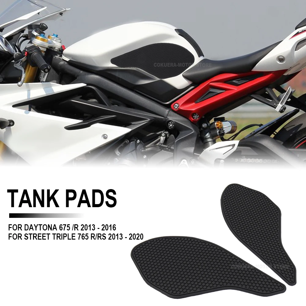Motorcycle Tank Traction Pad Anti Slip Sticker Gas Knee Grip Protector For Daytona 675 2013 2014 2015 2016 STREET TRIPLE 13-20
Motorcycle Tank Traction Pad Anti Slip Sticker Gas Knee Grip Protector For Daytona 675 2013 2014 2015 2016 STREET TRIPLE 13-20
