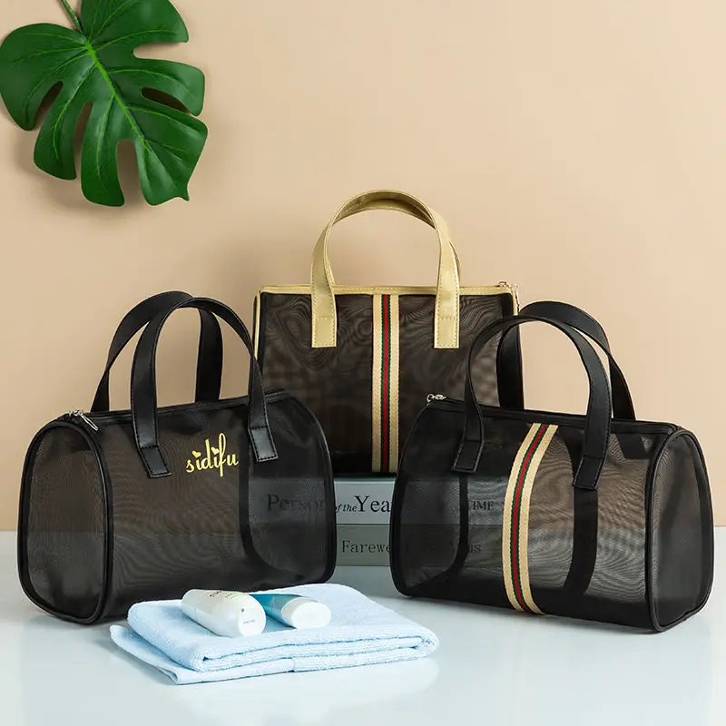 Women Transparent Mesh Cosmetic Bag Travel Storage Makeup Bags Zipper Organizer Pouch Female Portable Toiletry Beauty Case
Women Transparent Mesh Cosmetic Bag Travel Storage Makeup Bags Zipper Organizer Pouch Female Portable Toiletry Beauty Case