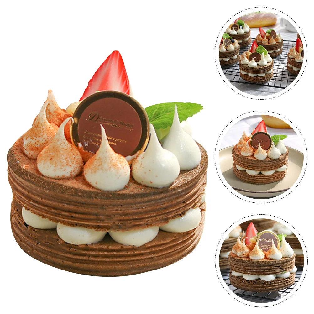 

Cake Ornament Fake Pops Chocolate Artificial Model Decoration Realistic Cakes Props Simulation