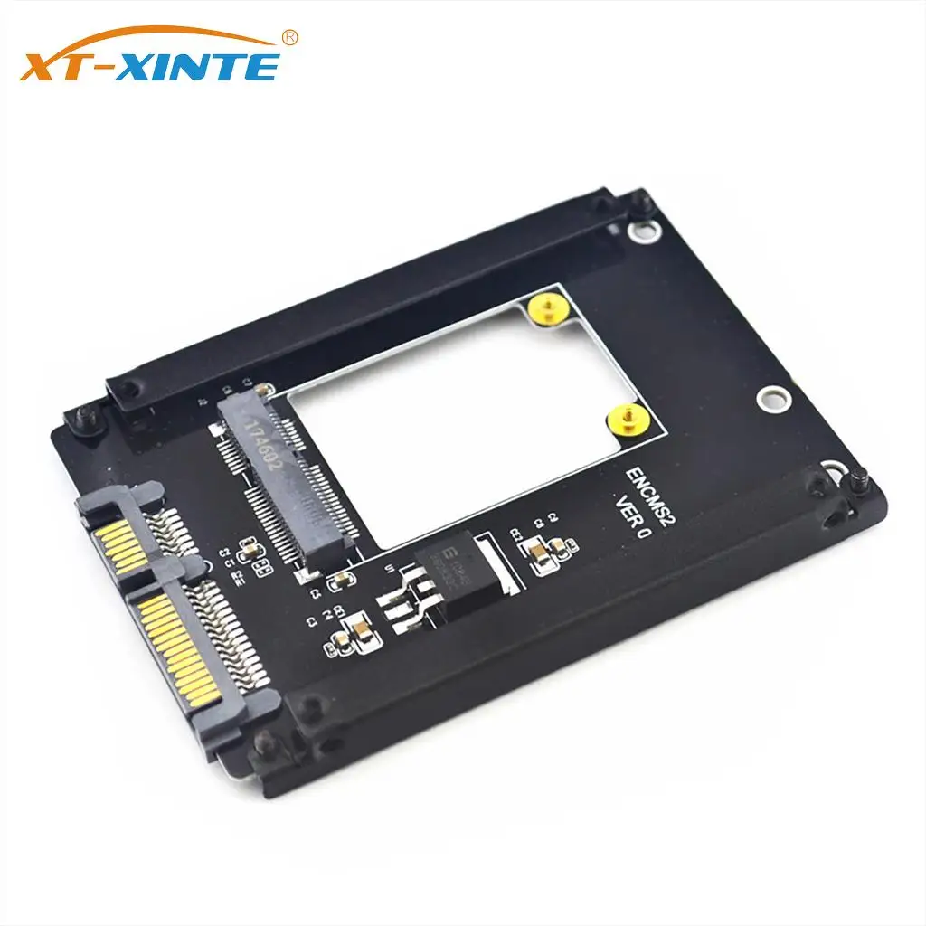 mSATA to SATA 22Pin Converter Adapter Card MinSATA to SATA3.0 SSD Expansion Card 6Gbps for WinXP/Vista/Win7/Win8 MAC10.8
mSATA to SATA 22Pin Converter Adapter Card MinSATA to SATA3.0 SSD Expansion Card 6Gbps for WinXP/Vista/Win7/Win8 MAC10.8