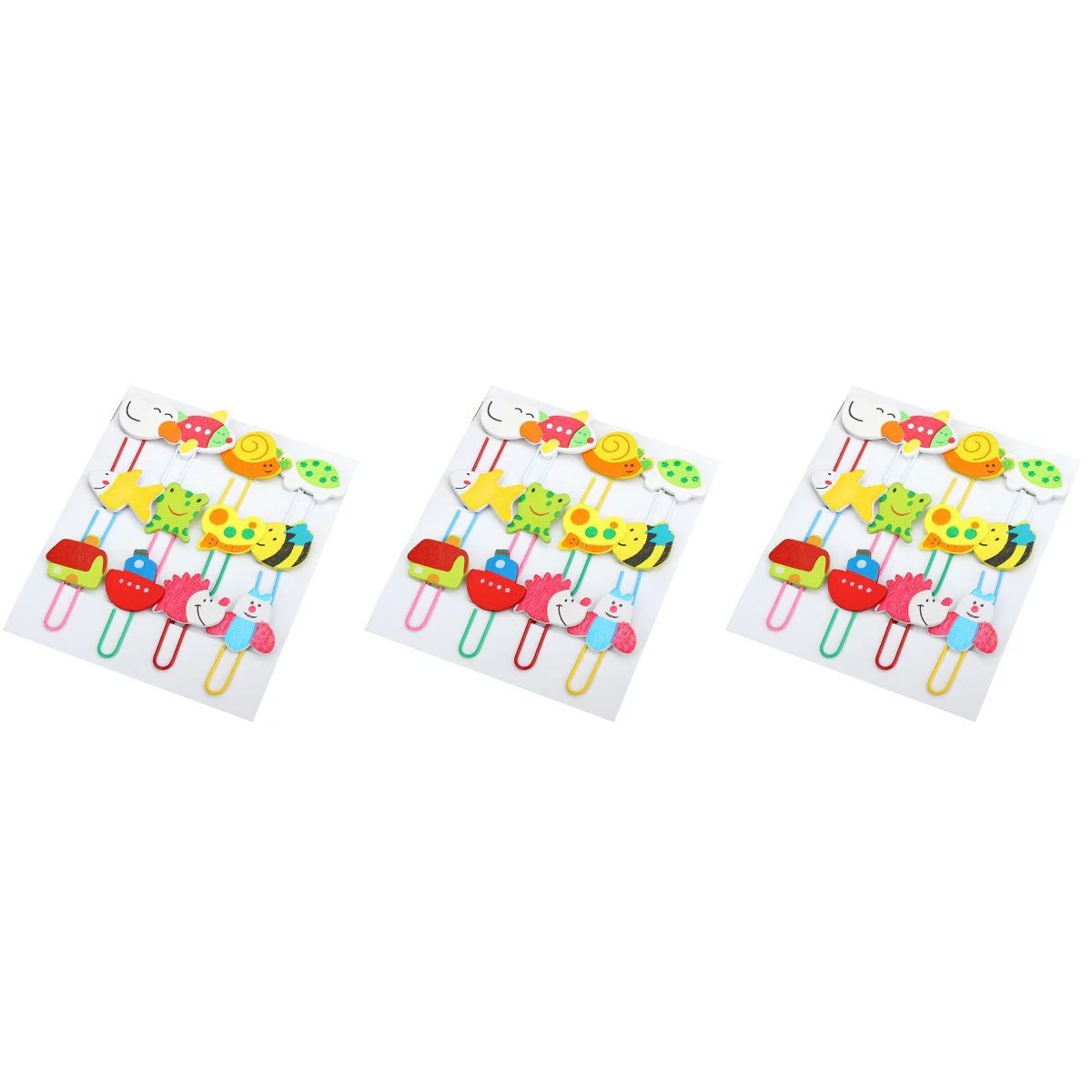 108 pcs Cartoon Animal Shaped Paperclips Colorful Creative File Clamps Adorable Paper Holder (Mixed Style)
108 pcs Cartoon Animal Shaped Paperclips Colorful Creative File Clamps Adorable Paper Holder (Mixed Style)