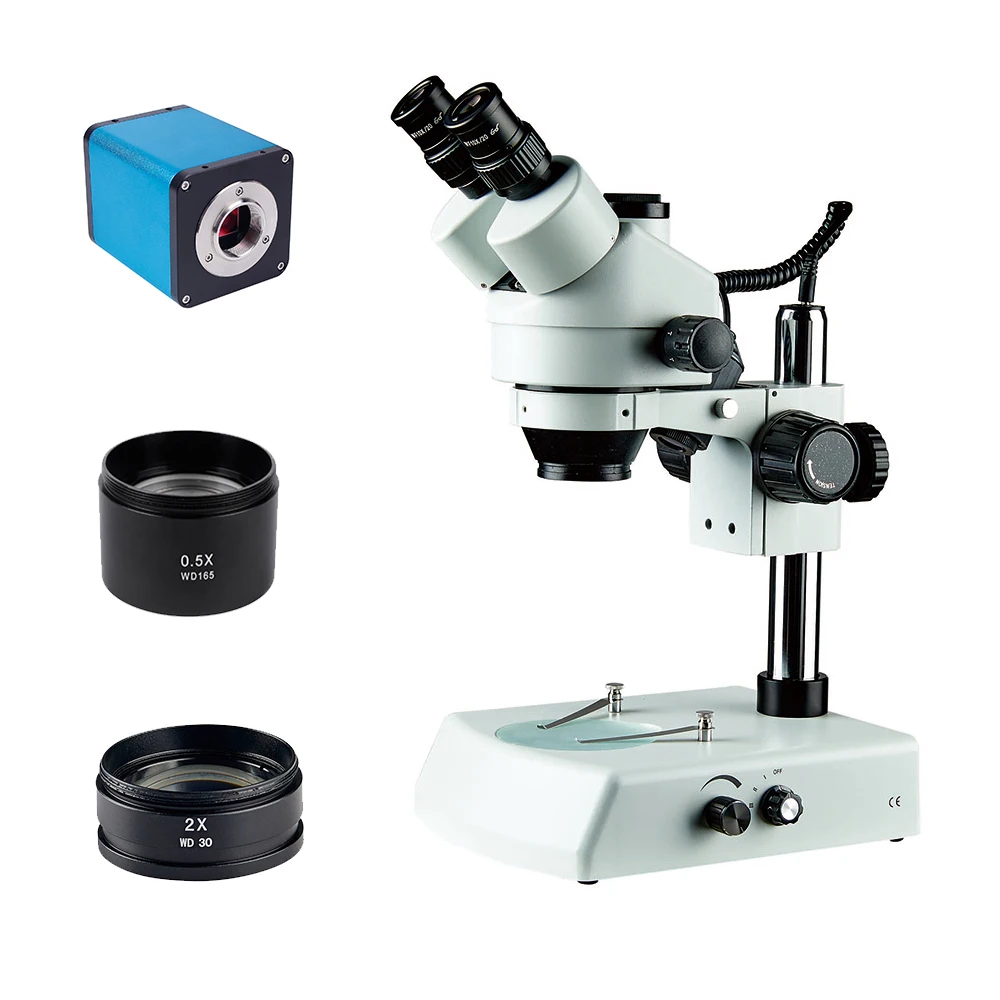 Zoom Stereo 3.5X-90X Confocal Trinocular Microscope Full Optical Glass Element Low Thickness Work Platen Jewelry Microscope
Zoom Stereo 3.5X-90X Confocal Trinocular Microscope Full Optical Glass Element Low Thickness Work Platen Jewelry Microscope
