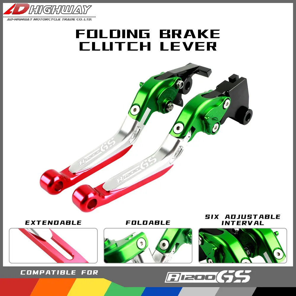 CNC Aliuminum Brake Adjustable Extendable Folding Brake Clutch Levers For BMW R1200GS 2004-2012 R1200GS Adventure 2006-2013
CNC Aliuminum Brake Adjustable Extendable Folding Brake Clutch Levers For BMW R1200GS 2004-2012 R1200GS Adventure 2006-2013