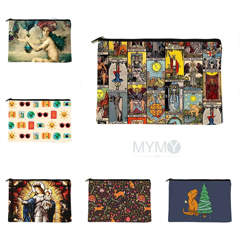Women Major Arcana Tarot Printed Make up bag Fashion Women Cosmetics Organizer Bag for Travel Colorful Storage Bag for Lady Bag
Women Major Arcana Tarot Printed Make up bag Fashion Women Cosmetics Organizer Bag for Travel Colorful Storage Bag for Lady Bag