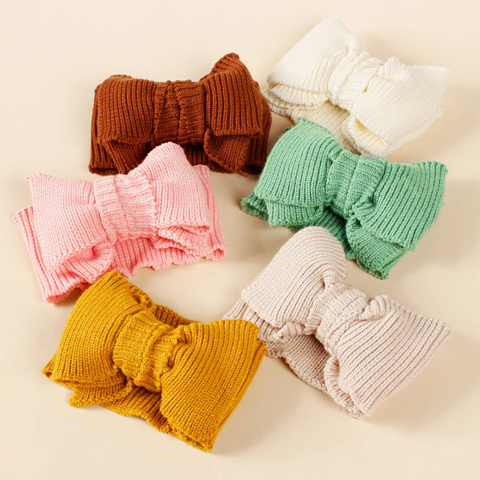 Baby Girl Bows Turban Crochet Woolen Headband Ear Warmer Children Winter DIY Handmade Headwrap Elastic Hairband hair Accessories
Baby Girl Bows Turban Crochet Woolen Headband Ear Warmer Children Winter DIY Handmade Headwrap Elastic Hairband hair Accessories