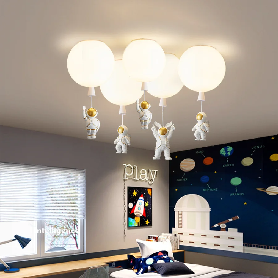 Cartoon astronaut children's chandelier modern Nordic led ceiling lamp living room study decoration led ceiling lamp
Cartoon astronaut children's chandelier modern Nordic led ceiling lamp living room study decoration led ceiling lamp