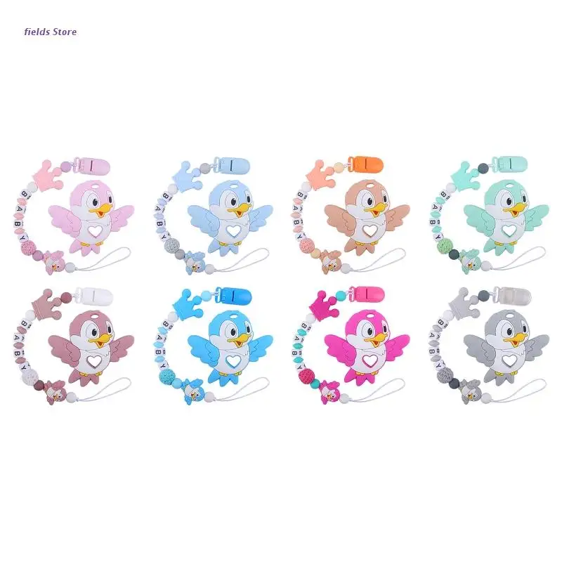 Cartoon Animal Bird Silicone Pacifier Clip Baby Newborn Teething Toy Shower Birt
Cartoon Animal Bird Silicone Pacifier Clip Baby Newborn Teething Toy Shower Birt
