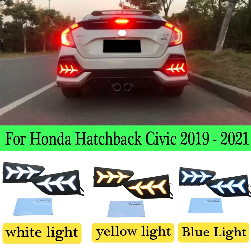 2PCS For Honda Civic 2019 - 2021 Hatchback LED W/Streamer Yellow Blue 3 Color Daytime Running Lights
2PCS For Honda Civic 2019 - 2021 Hatchback LED W/Streamer Yellow Blue 3 Color Daytime Running Lights