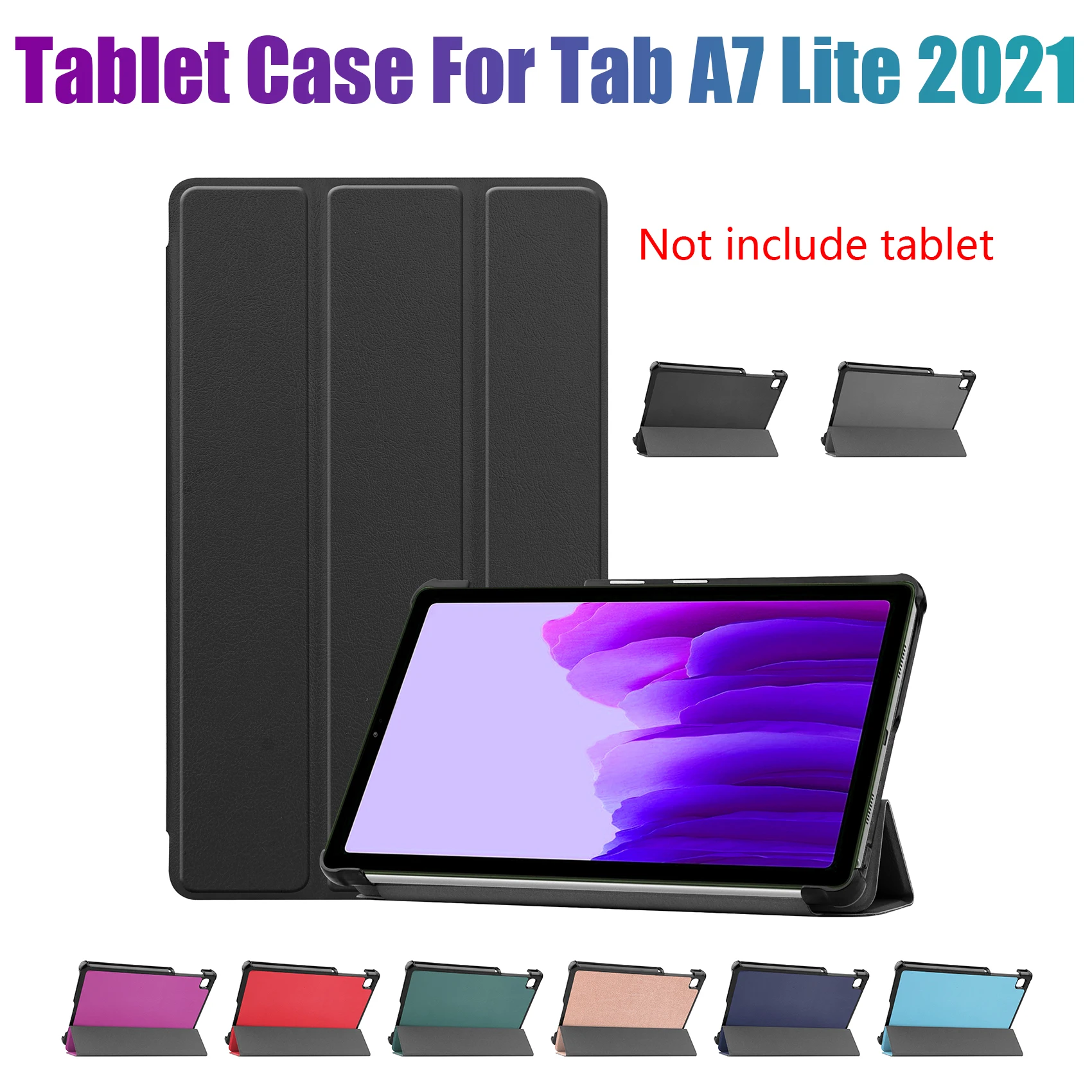 PU Case for Samsung Tab A7 Lite 2021 8.7Inch T220 T225 Leather Flip Case PU Leather Case Tablet Stand
PU Case for Samsung Tab A7 Lite 2021 8.7Inch T220 T225 Leather Flip Case PU Leather Case Tablet Stand