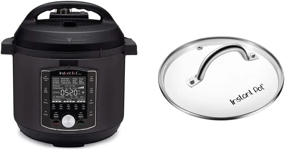 10-in-1 Pressure Cooker, Slow Cooker, Rice/Grain Cooker, Steamer, Sauté, Sous Vide, Yogurt Maker, 6 Quart & Tempered Glass
10-in-1 Pressure Cooker, Slow Cooker, Rice/Grain Cooker, Steamer, Sauté, Sous Vide, Yogurt Maker, 6 Quart & Tempered Glass