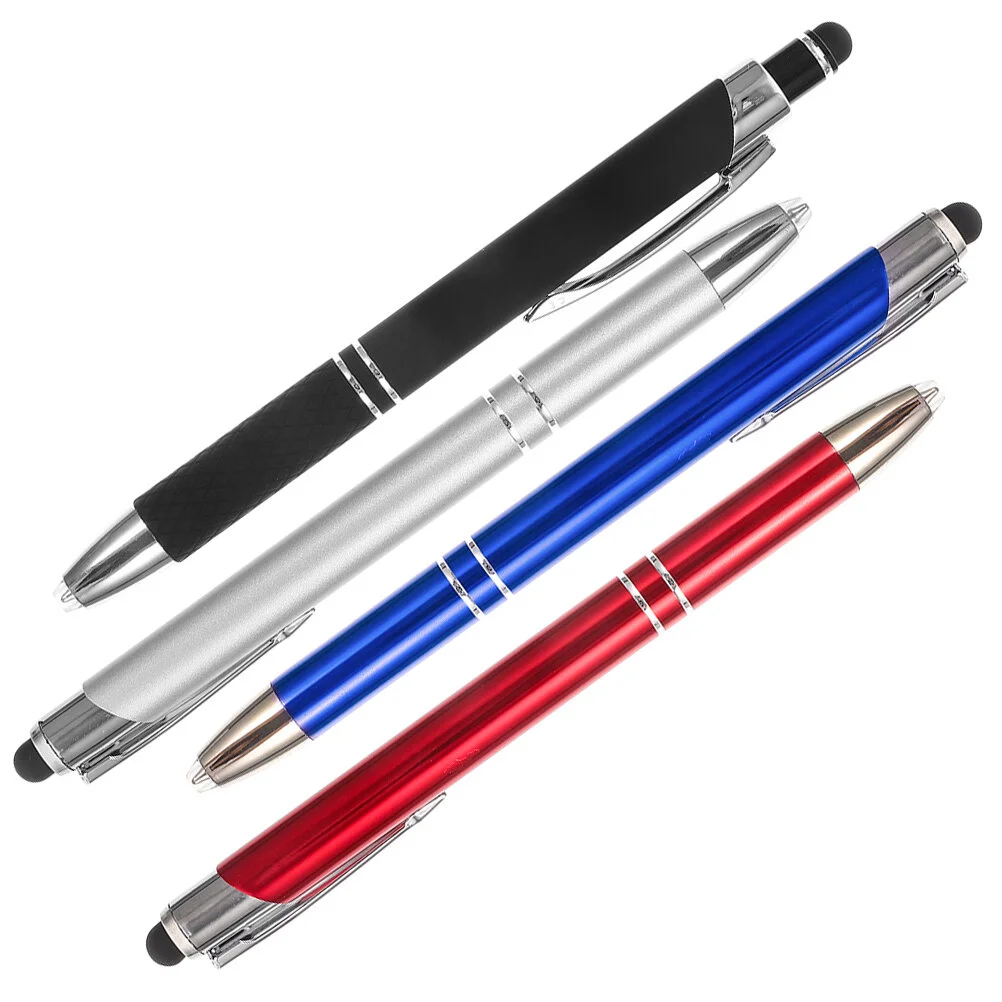 4 Pcs Multi-function Ballpoint Pen Touch Screen Pen Pens Ballpoint Multi-function Writing Touchscreen Device Luminous Metal
4 Pcs Multi-function Ballpoint Pen Touch Screen Pen Pens Ballpoint Multi-function Writing Touchscreen Device Luminous Metal