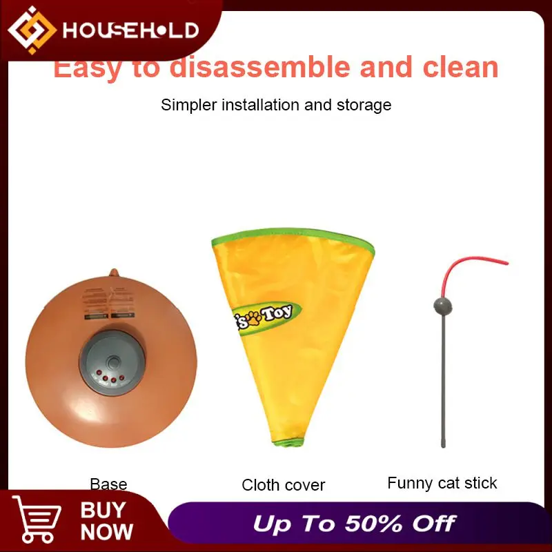 About 50cm In Diameter Ultra Low Chassis Cat Toy Abs Pp Pet Toys Secure Electric Cat Turntable Automatic Cat Teaser Stick
About 50cm In Diameter Ultra Low Chassis Cat Toy Abs Pp Pet Toys Secure Electric Cat Turntable Automatic Cat Teaser Stick
