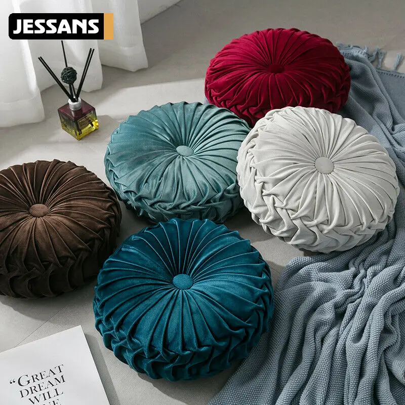Fashion Velvet Pleated Round Floor Cushion Pillow Pouf Soft Comfortable Throw Home Sofa Decor Bed Pillow
Fashion Velvet Pleated Round Floor Cushion Pillow Pouf Soft Comfortable Throw Home Sofa Decor Bed Pillow